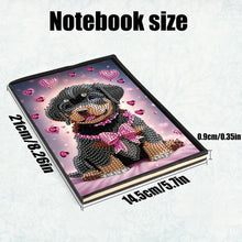 Load image into Gallery viewer, Animal Special Shaped 50 Pages 5D DIY Diamond Art Painting Notebook Kit No Lines
