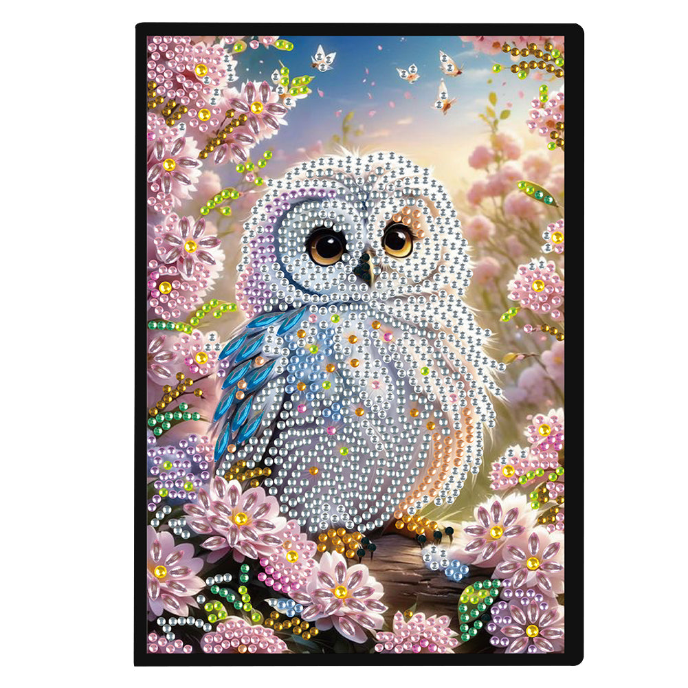 Animal Special Shaped 50 Pages 5D DIY Diamond Art Painting Notebook Kit No Lines