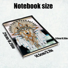 Load image into Gallery viewer, Animal Special Shaped 50 Pages 5D DIY Diamond Art Painting Notebook Kit No Lines
