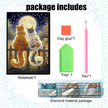 Load image into Gallery viewer, Animal Special Shaped 50 Pages 5D DIY Diamond Art Painting Notebook Kit No Lines
