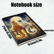 Load image into Gallery viewer, Animal Special Shaped 50 Pages 5D DIY Diamond Art Painting Notebook Kit No Lines
