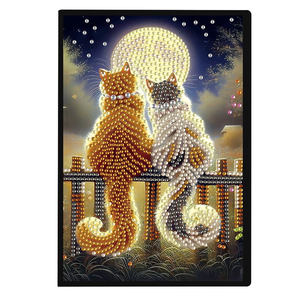 Animal Special Shaped 50 Pages 5D DIY Diamond Art Painting Notebook Kit No Lines