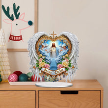 Load image into Gallery viewer, Acrylic Special Shape Pumpkin Cross Desktop Diamond Art Kits Bedroom Table Decor
