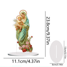 Load image into Gallery viewer, Acrylic Special Shape Pumpkin Cross Desktop Diamond Art Kits Bedroom Table Decor
