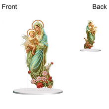 Load image into Gallery viewer, Acrylic Special Shape Pumpkin Cross Desktop Diamond Art Kits Bedroom Table Decor
