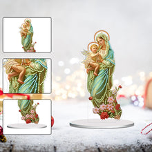 Load image into Gallery viewer, Acrylic Special Shape Pumpkin Cross Desktop Diamond Art Kits Bedroom Table Decor
