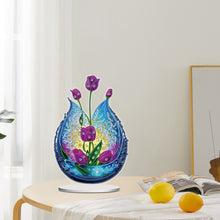 Load image into Gallery viewer, Acrylic Special Shape Pumpkin Cross Desktop Diamond Art Kits Bedroom Table Decor
