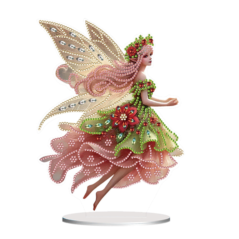 Acrylic Special Shape Little Angel Diamond Painting Tabletop Ornaments Kit