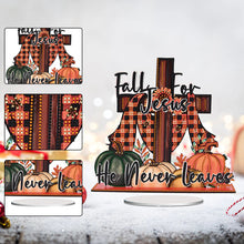 Load image into Gallery viewer, Acrylic Special Shape Pumpkin Cross Desktop Diamond Art Kits Bedroom Table Decor
