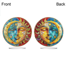 Load image into Gallery viewer, Acrylic Special Shape Pumpkin Cross Desktop Diamond Art Kits Bedroom Table Decor
