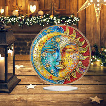 Load image into Gallery viewer, Acrylic Special Shape Pumpkin Cross Desktop Diamond Art Kits Bedroom Table Decor
