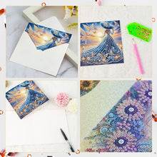 Load image into Gallery viewer, 6Pcs Christmas DIY Diamond Painting Card Diamond Daily Wish Card for Adults Kids
