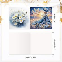 Load image into Gallery viewer, 6Pcs Christmas DIY Diamond Painting Card Diamond Daily Wish Card for Adults Kids
