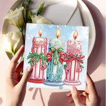 Load image into Gallery viewer, 6Pcs Christmas DIY Diamond Painting Card Diamond Daily Wish Card for Adults Kids
