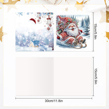 Load image into Gallery viewer, 6Pcs Christmas DIY Diamond Painting Card Diamond Daily Wish Card for Adults Kids
