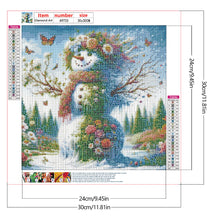 Load image into Gallery viewer, Diamond Painting - Full Round - Spring snowman (30*30CM)
