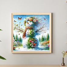 Load image into Gallery viewer, Diamond Painting - Full Round - Spring snowman (30*30CM)
