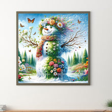 Load image into Gallery viewer, Diamond Painting - Full Round - Spring snowman (30*30CM)
