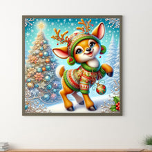 Load image into Gallery viewer, Diamond Painting - Full Round - Christmas deer (30*30CM)
