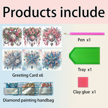 Load image into Gallery viewer, 6Pcs Ladybug Bee Diamond Handmade Card DIY Diamond Painting Card for Adults Kids
