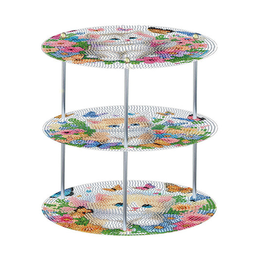 3 Tier Wooden Special Shape Butterfly 5D DIY Shelf Art Craft Set for Adults Kids