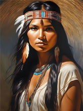Load image into Gallery viewer, Diamond Painting - Full Round - Indian beauty (30*40CM)
