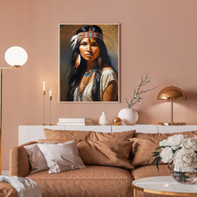 Load image into Gallery viewer, Diamond Painting - Full Round - Indian beauty (30*40CM)
