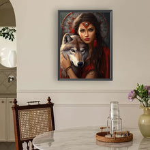 Load image into Gallery viewer, Diamond Painting - Full Round - Indian beauty (30*40CM)

