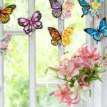 Load image into Gallery viewer, 8Pcs Butterfly Diamond Painting Bookmarks Acrylic DIY Diamond Art Bookmarks Kits
