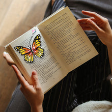 Load image into Gallery viewer, 8Pcs Butterfly Diamond Painting Bookmarks Acrylic DIY Diamond Art Bookmarks Kits
