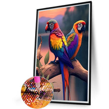 Load image into Gallery viewer, Diamond Painting - Full Square - Parrot on the branch (20*30CM)
