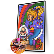 Load image into Gallery viewer, AB Diamond Painting - Full Round - Blonde girl (40*60CM)
