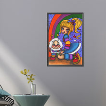 Load image into Gallery viewer, AB Diamond Painting - Full Round - Blonde girl (40*60CM)
