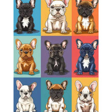 Load image into Gallery viewer, Diamond Painting - Full Square - French bulldog (30*40CM)
