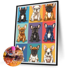 Load image into Gallery viewer, Diamond Painting - Full Square - French bulldog (30*40CM)
