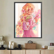 Load image into Gallery viewer, Diamond Painting - Full Round - Princess Rapunzel (40*50CM)
