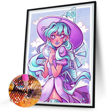 Load image into Gallery viewer, Diamond Painting - Full Round - Green-haired witch (40*50CM)
