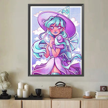Load image into Gallery viewer, Diamond Painting - Full Round - Green-haired witch (40*50CM)
