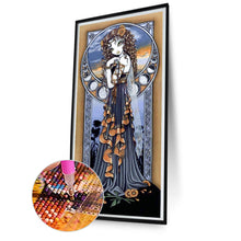 Load image into Gallery viewer, AB Diamond Painting - Full Round - Morning glow girl (40*80CM)
