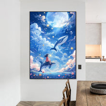 Load image into Gallery viewer, AB Diamond Painting - Full Round - Girl&#39;s dream world (50*70CM)
