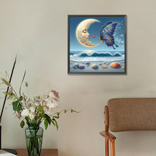 Load image into Gallery viewer, Diamond Painting - Full Round - Beach moon butterfly (30*30CM)
