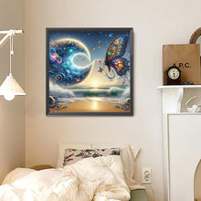 Load image into Gallery viewer, Diamond Painting - Full Round - Beach moon butterfly (30*30CM)

