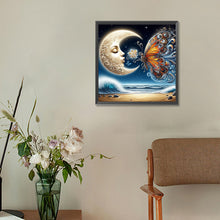 Load image into Gallery viewer, Diamond Painting - Full Round - Beach moon butterfly (30*30CM)
