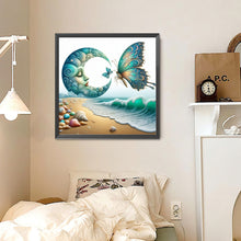 Load image into Gallery viewer, Diamond Painting - Full Round - Beach moon butterfly (30*30CM)
