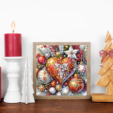Load image into Gallery viewer, Diamond Painting - Partial Special Shaped - Christmas atmosphere colorful balls (30*30CM)
