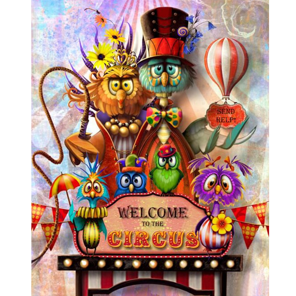 Diamond Painting - Full Round - Family circus (40*50CM)