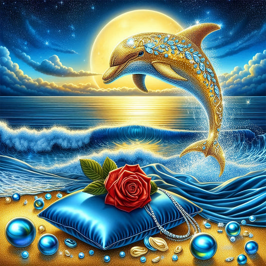 Diamond Painting - Full Round - Seaside scenery (40*40CM)