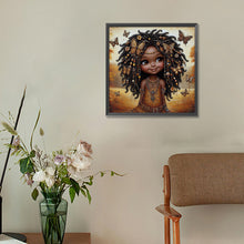 Load image into Gallery viewer, Diamond Painting - Full Round - Butterfly girl (30*30CM)
