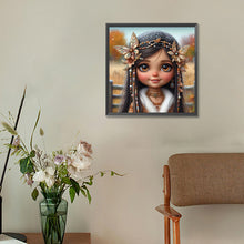Load image into Gallery viewer, Diamond Painting - Full Round - Butterfly girl (30*30CM)
