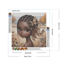 Load image into Gallery viewer, Diamond Painting - Full Round - Butterfly girl (30*30CM)
